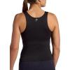 Head Women’s Medium-Impact Everyday Bra Tank Top, Slim Fit, Stretch Midweight Material, Moisture-Wicking(Black)