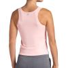 Head Women’s Medium-Impact Everyday Bra Tank Top, Slim Fit, Stretch Midweight Material, Moisture-Wicking(Crystal Rose)