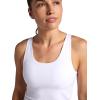 Head Women’s Medium-Impact Everyday Bra Tank Top, Slim Fit, Stretch Midweight Material, Moisture-Wicking(Stark White)