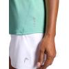 Head Women’s Mesh V-Neck T-Shirt, Slim Fit, Stretch Lightweight Material(Yucca)