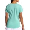 Head Women’s Mesh V-Neck T-Shirt, Slim Fit, Stretch Lightweight Material(Yucca)