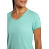 Head Women’s Mesh V-Neck T-Shirt, Slim Fit, Stretch Lightweight Material(Yucca)