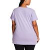 Head Women’s Mountains Reverb Top, Relaxed Fit, Lightweight Jersey Material(Heirloom Lilac)