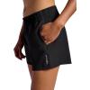 Head Women’s Rally Woven Short, Relaxed Fit, 4” Inseam, Mid-Rise, Stretch Lightweight Material, Moisture-Wicking(Black)