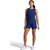 Head Women’s Rally Woven Short, Relaxed Fit, 4” Inseam, Mid-Rise, Stretch Lightweight Material, Moisture-Wicking(Medieval Blue)