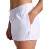 Head Women’s Rally Woven Short, Relaxed Fit, 4” Inseam, Mid-Rise, Stretch Lightweight Material, Moisture-Wicking(Stark White)