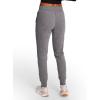 Head Women’s Rib Mix Jogger, Slim Fit, 29” Inseam, Lightweight Cotton-Poly Fleece Material(Flint Grey Heather)