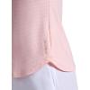 Head Women’s Shadow Stripe Crewneck T-Shirt, Slim Fit, Stretch Lightweight Material(Crystal Rose)