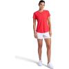 Head Women’s Shadow Stripe Crewneck T-Shirt, Slim Fit, Stretch Lightweight Material(Hibiscus)