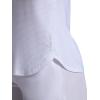 Head Women’s Shadow Stripe Crewneck T-Shirt, Slim Fit, Stretch Lightweight Material(Stark White)