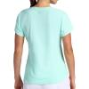 Head Women’s Shadow Stripe Crewneck T-Shirt, Slim Fit, Stretch Lightweight Material(Yucca)
