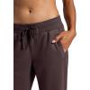 Head Women’s Straight Leg Pant, Relaxed Fit, Midweight Fleece Material(Seal Brown)
