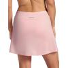 Head Women’s Swing Stripe Skort, Relaxed Fit, 15” Inseam, Built-in Compression Shorts with Pockets(Crystal Rose)