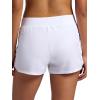 Head Women’s Vigor Short, Relaxed Fit, Mid-Rise, Stretch Lightweight Material, Moisture-Wicking, Built-in Underwear Liner(Stark White)