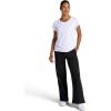 Head Women’s Wide Leg Pant, Relaxed Fit, 30” Inseam, Soft Heavyweight Material Black(Black)