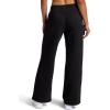 Head Women’s Wide Leg Pant, Relaxed Fit, 30” Inseam, Soft Heavyweight Material Black(Black)