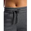 Head Women’s Wide Leg Pant, Relaxed Fit, 30” Inseam, Soft Heavyweight Material Black(Charcoal Heather)