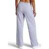 Head Women’s Wide Leg Pant, Relaxed Fit, 30” Inseam, Soft Heavyweight Material Black(Grey Heather)