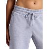 Head Women’s Wide Leg Pant, Relaxed Fit, 30” Inseam, Soft Heavyweight Material Black(Grey Heather)
