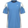 HEAD Boys Slice Performance T-Shirt – Lightweight Moisture Wicking Athletic Tee(Airforce Blue/White)