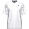 HEAD Boys Slice Performance T-Shirt – Lightweight Moisture Wicking Athletic Tee(White)