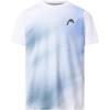 HEAD Boys Topspin Performance T-Shirt – Moisture Wicking Athletic Tee with Modern Print(Navy Print)