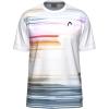 HEAD Boys Topspin Performance T-Shirt – Moisture Wicking Athletic Tee with Modern Print(Purple Print)