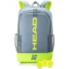 HEAD Core Tennis Backpack – Holds 2 Racquets with Padded Adjustable Straps Sports Bag(Grey/Yellow)