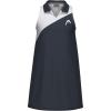 HEAD Girls Spirit Performance Tennis Dress with Built-in Shorts – Moisture Wicking Athletic Dress(Navy/White)