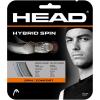 HEAD Hybrid Spin Tennis Racket String 40′ Set – 17G Monofilament Main & 16G Multifilament Cross, Light Grey/Natural