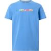 HEAD Junior Rainbow T-Shirt – Soft Moisture Wicking Logo Tee for Sports & Everyday Wear(Airforce Blue)