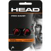 HEAD Pro Damp Vibration Dampener for Tennis Racquets, 2 Per Pack, Black/Red Color
