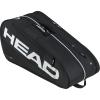 HEAD Tour Racquet Bag L (9R) Tennis Bag – Holds Up to 9 Racquets, CCT+ Climate Control Technology, 2 Main Compartments, Shoe Pocket & Backpack Carry System(Black)
