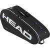 HEAD Tour Racquet Bag M (6R) Tennis Bag – Holds Up to 6 Racquets, CCT+ Climate Control Technology, 2 Main Compartments, Shoe Pocket & Backpack Carry System(Black)