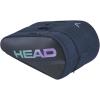 HEAD Tour Racquet Bag XL (12R) Tennis Bag – Holds Up to 12 Racquets, CCT+ Climate Control Technology, 3 Main Compartments, Shoe Pocket & Backpack Carry System(Navy)
