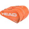 HEAD Tour Racquet Bag XL (12R) Tennis Bag – Holds Up to 12 Racquets, CCT+ Climate Control Technology, 3 Main Compartments, Shoe Pocket & Backpack Carry System(Orange)