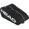 HEAD Tour Racquet Bag XL (12R) Tennis Bag – Holds Up to 12 Racquets, CCT+ Climate Control Technology, 3 Main Compartments, Shoe Pocket & Backpack Carry System(Black)