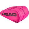 HEAD Tour Racquet Bag XL (12R) Tennis Bag – Holds Up to 12 Racquets, CCT+ Climate Control Technology, 3 Main Compartments, Shoe Pocket & Backpack Carry System(Pink)