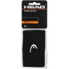 HEAD Unisex Adults Sweat Band Tennis Sweatbands for Women and Men 5 Inch Sweat Absorption Wrist Bands Black, Black, Standard Size US