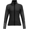 HEAD Women’s Asteria Full Zip Midlayer – Power Stretch®, Quick-Dry Performance, Stand-Up Collar(Black)