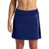 HEAD Women’s Golf Skort, Standard Fit, 17” Inseam, Mid-Rise, Stretch Lightweight Fabric(Medieval Blue)