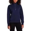 HEAD Women’s Supersoft Fleece Half-zip, Relaxed Fit, Midweight Fleece Material(Dress Blue)