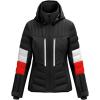 HEAD womens Clairice Jacket Women(Black  Red  White)