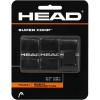 Head Super Comp Racquet Overgrip – Tennis Racket Grip Tape – 3-Pack,(Black)