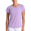 Head Women’s Ace Mesh Crewneck T-Shirt, Standard Fit, Lightweight and Breathable Material(Lavendula)