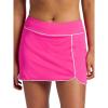 Head Women’s Breakpoint Piping Skort, Standard Fit, Mid-Rise, Stretch Midweight Material, Built-in Compression Shorts(Proud Pink)