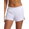 Head Women’s Partner Short, Slim Fit, Mid-Rise, Stretch Lightweight Material, Moisture-Wicking, Built-in Compression Shorts(Stark White)