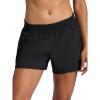 Head Women’s Rally Woven Short, Relaxed Fit, 4” Inseam, Mid-Rise, Stretch Lightweight Material, Moisture-Wicking(Black)