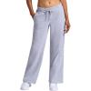 Head Women’s Wide Leg Pant, Relaxed Fit, 30” Inseam, Soft Heavyweight Material Black(Grey Heather)