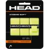 Head Xtreme Soft Racquet Overgrip Tennis Racket Grip Tape 3 Pack White, White, Pack US(Yellow)